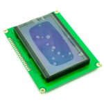 HR0078 12864 128*64 DOTS LCD module 5V blue screen 